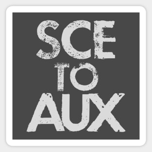 SCE to AUX Sticker